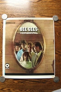 BEE GEES HORIZONTAL LP COVER SLICK 1968 MONO STEREO ATCO 15-1/4" X 13-1/4" RARE! - Picture 1 of 7