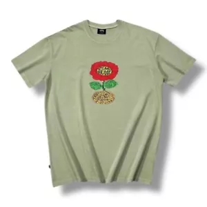 Camiseta Stussy Verde Girasol Tallas S, M, L Nueva - Imagen 1 de 3