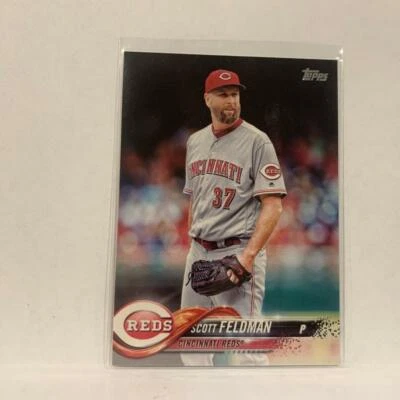 #58 Scott Feldman Cincinnati Reds  Series 1 2018 Topps Baseball Card A1R - Image 1 of 2