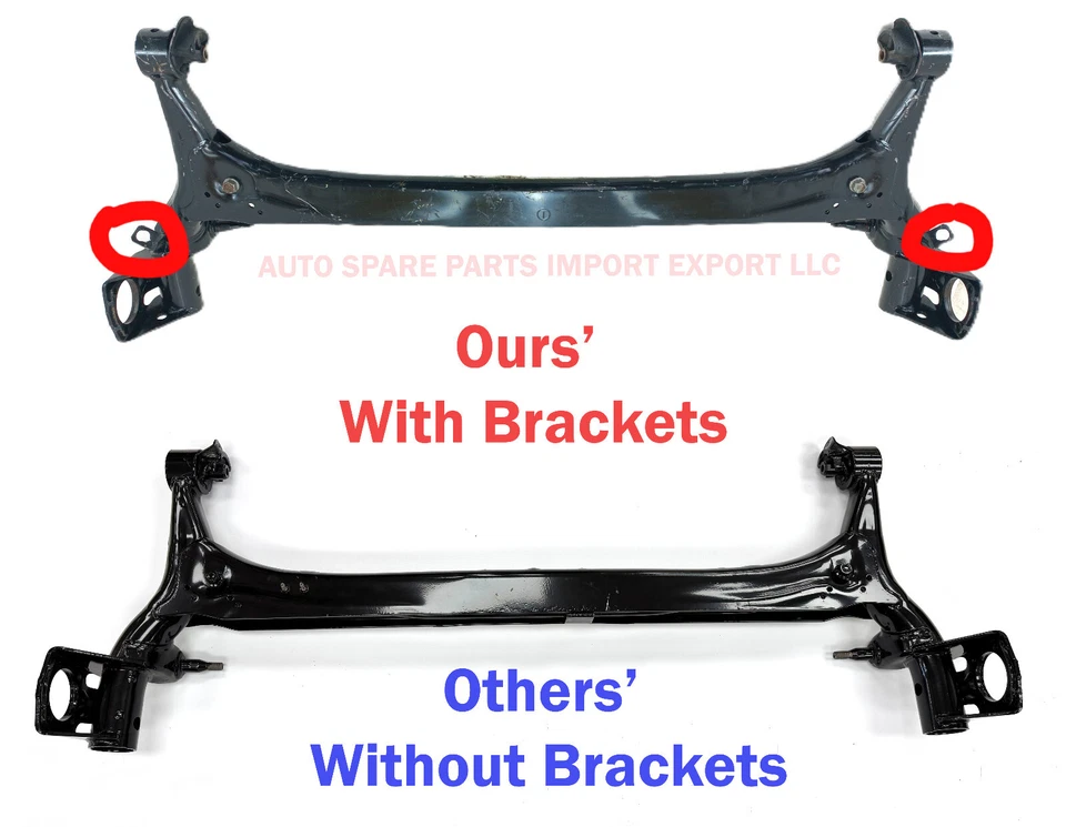 Rear Axle Beam Crossmember Subframe 2002 2003 Toyota Corolla Matrix ZZE130 OEM - Image 1 of 4