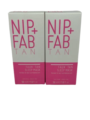 Nip+Fab Tan Maschera per dormire abbronzante finto 50 ml x 2
