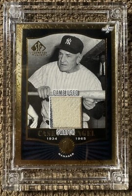 Casey Stengel • Jersey Fusion HOF Managers Usado 1960 NY Yankees Uniforme Muestra Foto 1 de 4