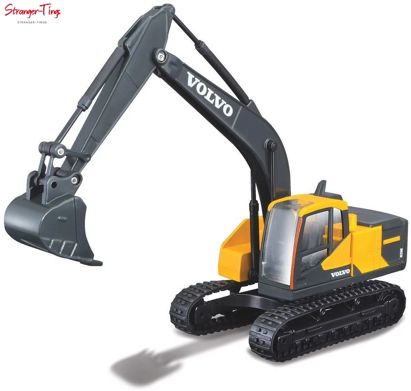 Excavadora Bburago Volvo Ec220E - amarillo/gris 1:50 Foto 1 de 1