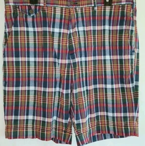 Ralph Lauren Authentic India Madras Mens Shorts 36 Multicolored Madras Plaid - Picture 1 of 11