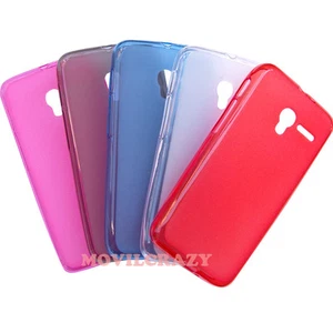 CUSTODIA COVER GEL TPU PER VODAFONE SMART SPEED 6 SEMITRANSPARENTE - Foto 1 di 1