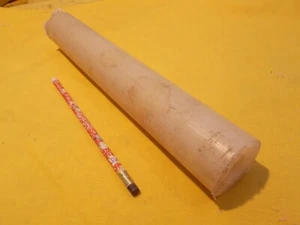 1/2 PRECIO TUBO DE NAILON plástico varilla redonda buje culata 1-3/4"" OD x 1"" ID x 12 LARGO - Imagen 1 de 2