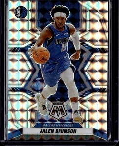 2021-22 Panini Mosaic JALEN BRUNSON Silver #117 Memphis Grizzlies - Picture 1 of 2
