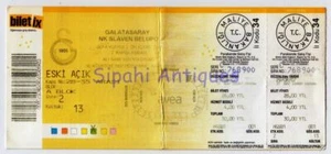 Galatasaray - NK Slaven Belupo 2007 UEFA CUP MATCH SOCCER FOOTBALL TICKET - Picture 1 of 2