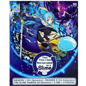 DVD That Time I Got Reincarnated As A Slime Season 1+2+Diaries+ 5OVA + 3 Special - Picture 1 of 7