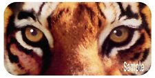 Tiger Eyes Decal Bumper Sticker Jungle Cats 3" x 6" Tigers