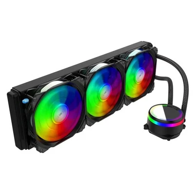Heatsink A Liquid 360mm 3 Fans RGB 1366 2066 Am3 Am2 Fm1 Fm2 Black _ - Image 1 of 4