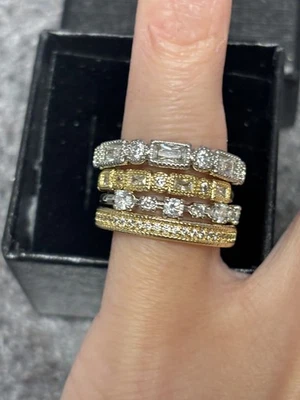 Bomb party деликатесы размер 5 золото и родий покрытием CZ доказательство присутствия - Изображение 1 из 4