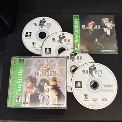 Juego de 4 discos Final Fantasy VIII PlayStation Greatest Hits de Square Enix Foto 1 de 2
