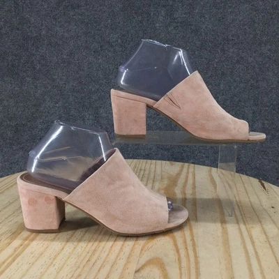 Reaction Kenneth Cole Sandals Womens 7.5M Mass Ter Mind Slides Pink Faux Leather - Image 1 of 4