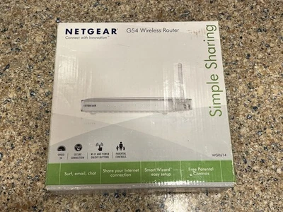 NETGEAR WGR614 54Mbps Wireless G Router 2.4GHz 802.11 - Image 1 of 4