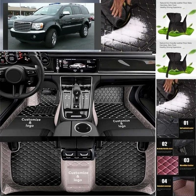 For Chrysler Aspen Car Floor Mats Custom Waterproof Auto Liners Carpets Foto 1 de 4