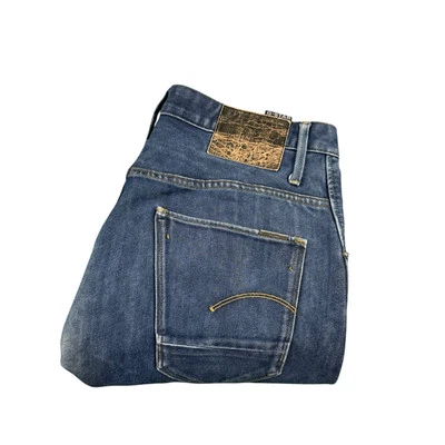 G-Star Mid Arc 3D Tapered Leg Mens Zipper Fly Jeans Size 34x28 - Image 1 of 4