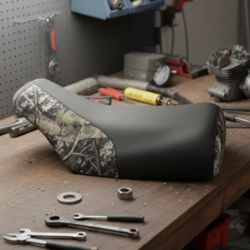 Cubierta de asiento negra camuflada Honda Foreman 400 450 para modelos 1997 a 2004 Foto 1 de 1