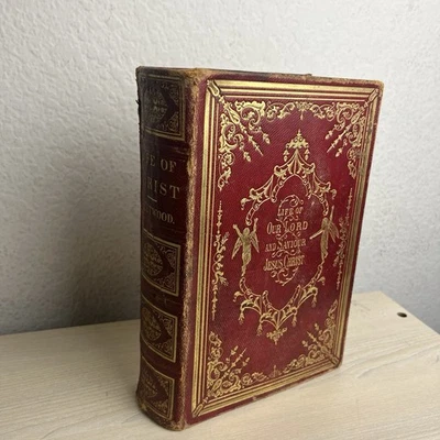 Life of Our Lord and Saviour Jesus Christ Rev. John Fleetwood Embossed Gilded Foto 1 de 4