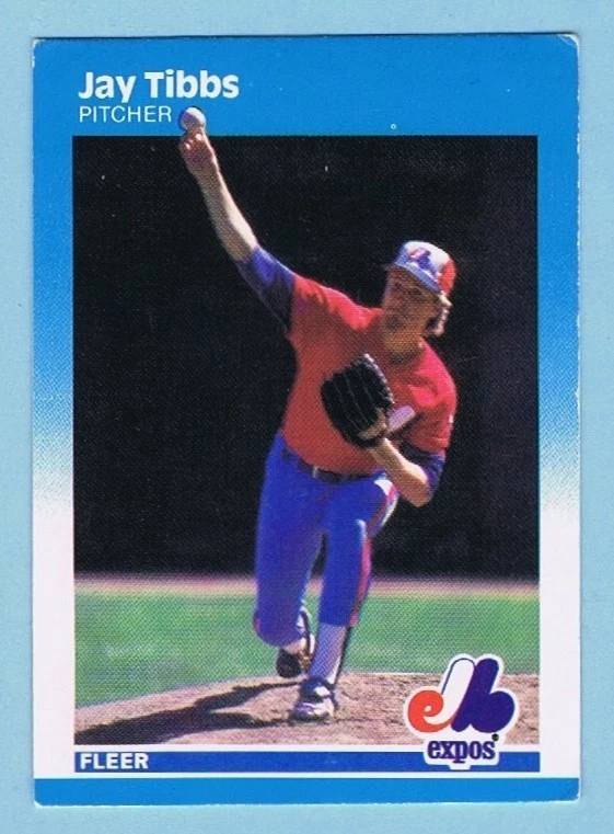 1987 Fleer Baseball - Jay Tibbs #333 - Montreal Expos - Image 1 of 1