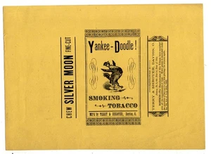 Cigarette tobacco label Poultry Cockerel Chicken T & S Dayton OHIO Yankee Doodle - Picture 1 of 1