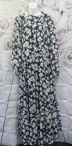 Somerset Alice Temperley John Lewis Shirt Maxi Dress Size 18 Blue White New £130 - Picture 1 of 11