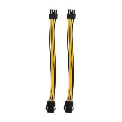 2 Pack Grafik Karte 6 Poliges Bis 8 Poliges PCIe Adapter Strom Kabel (GPU G7508 - Bild 1 von 4