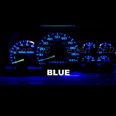 Nuevo KIT CLÚSTER LED Azul Para CHEVY SIERRA,Silverado,Tahoe,Suburban,GM 1995-1999 Foto 1 de 4