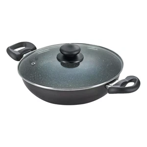 Prestige Kadai Omega Deluxe Granite 240mm Black Color Best For All Occasion Gift - Picture 1 of 5