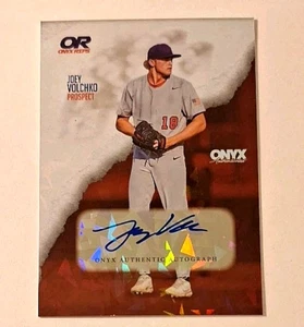 2024 Onyx RIP Cracked Ice Signatures #RA-JOVO Joey Volchko XRc Autograph On Card - Picture 1 of 3