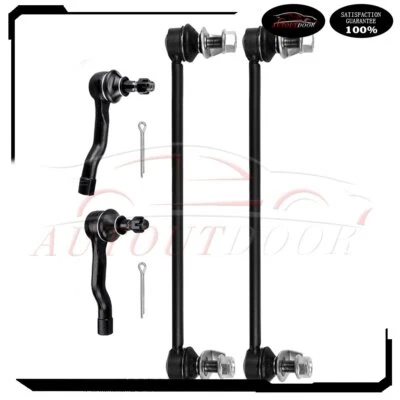 Barra estabilizadora de extremo de barra de amarre exterior de dirección delantera apta para Infiniti FX35 FX45 2003-2008 Foto 1 de 4