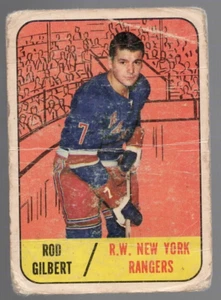 1967-68 Rod Gilbert Topps Hockey Rangers #90 - Picture 1 of 2
