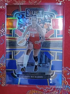 DiDi Richards 2024 Select WNBA Basketball Red / Blue Parallel #27/399 MYstics 59 - Picture 1 of 1