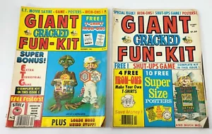 Vintage magazine GIANT CRACKED FUN-KIT December 1982 ET October 1981 - Imagen 1 de 3
