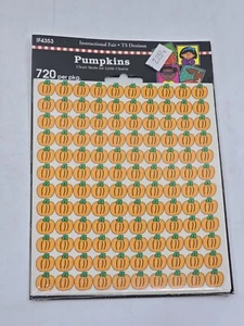 PUMPKIN Mini Stickers - For Chore Charts Sealed - 720 in package - Picture 1 of 3