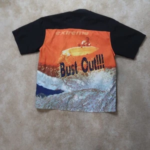 Vintage No Boundaries Men’s Large Short Sleeve Button up shirt Surfing y2K - Picture 1 of 7