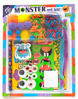 Make & Play - Monster Art Kit - Make your Own Pom Pom Friends - Brand New