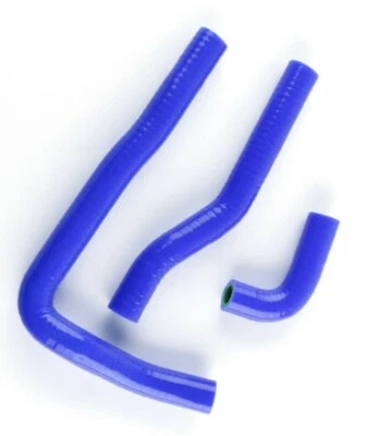 FOR KAWASAKI KX65 2000-2012 2001 2002 2003 2004 05 Silicone Blue Radiator Hose - Image 1 of 4