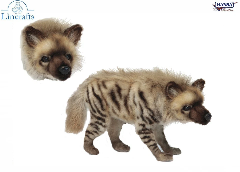 Stripped Hyena Plush Soft Toy by Hansa  6210  -Brand New - Lincrafts UK Est 1993 - image 1 of 1