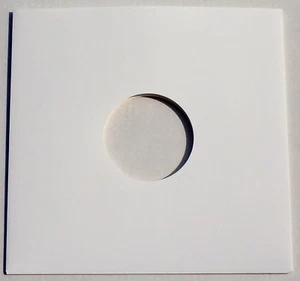 50 12" WHITE CARD RECORD SLEEVES COVERS DISCO BAGS / GLOSS FINISH *NEW* FREE 24H - Picture 1 of 1