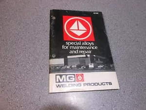 MG Welding Products: Special Alloys For Maintenance And Repair, Welding Rods gao - Picture 1 of 5