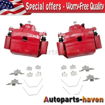For 2006 - 2012 Ford Fusion Mazda 6 Lincoln MKZ 2Pcs Red Front Brake Calipers - Изображение 1 из 4