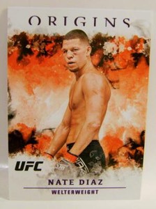 NATE DIAZ /49 PURPLE ORIGINS PANINI CHRONICLES UFC 2021