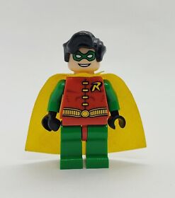 Lego Black Wavy Hair Robin Minifigure 7783 Batman DC Super Heroes Batcave 