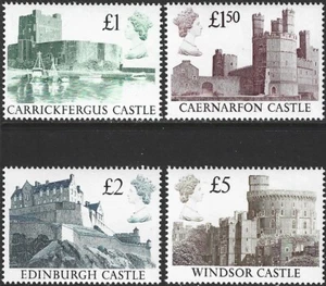 1988 Sg 1410/1413 Castle High Values Definitives MNH - Picture 1 of 2