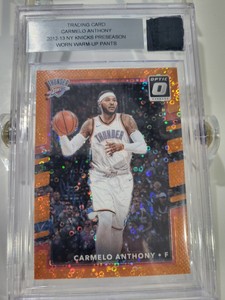 Carmelo Anthony 2017-18 Panini Donruss Optic #96 Orange Disco Prizm /193