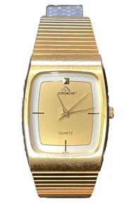 Reloj Jordache Vintage Analógico Cuarzo Tono Dorado Eslabón Ajustable BATERÍA NUEVA - Imagen 1 de 8