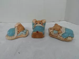 Vintage Pendelfin Rabbits Set of 3 Rabbits - Picture 1 of 10