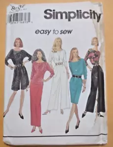 Simplicity 8737 Misses Skirt, Wide leg Pants, Shorts &Top Pattern SZ L~XL Uncut - Picture 1 of 2