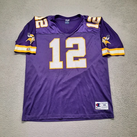 VINTAGE Champion Duante Culpepper Minnesota Vikings Jersey Mens 48 Purple White Cover